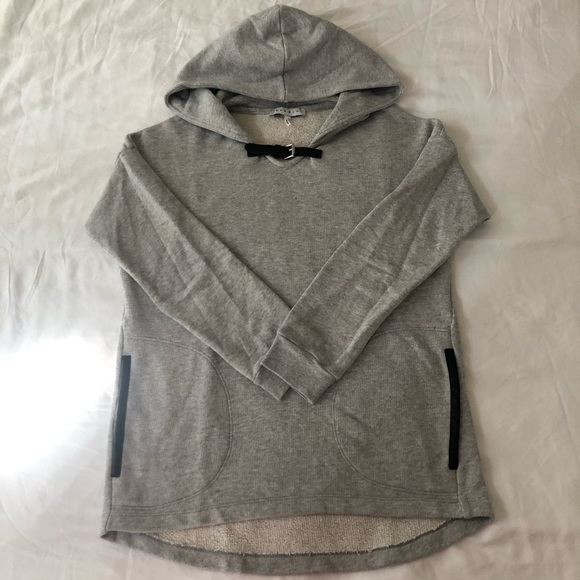 Sandro grey hooded sweatshirt - Picture 1 of 7